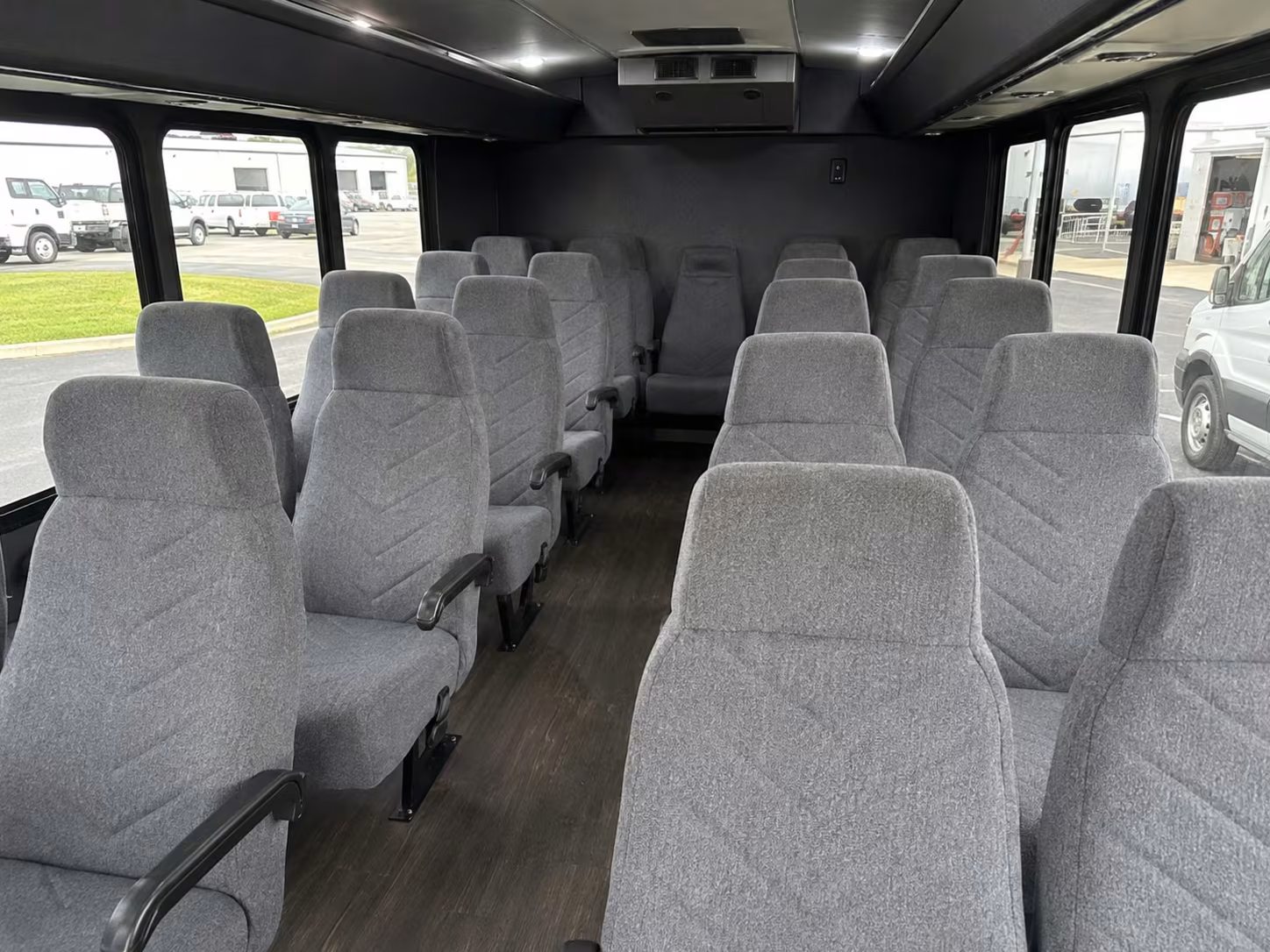 15 passenger minibus inside