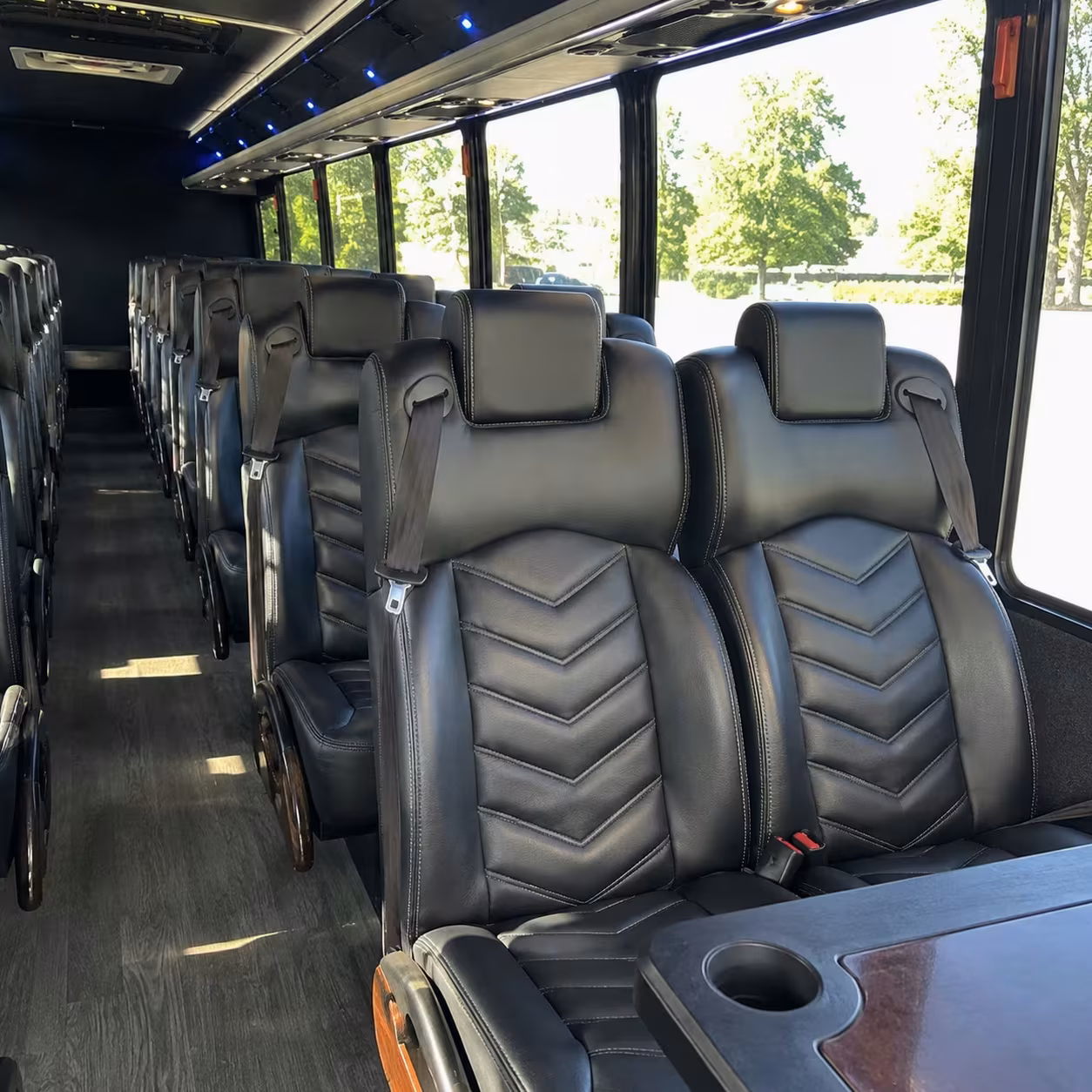 30 passenger minibus inside